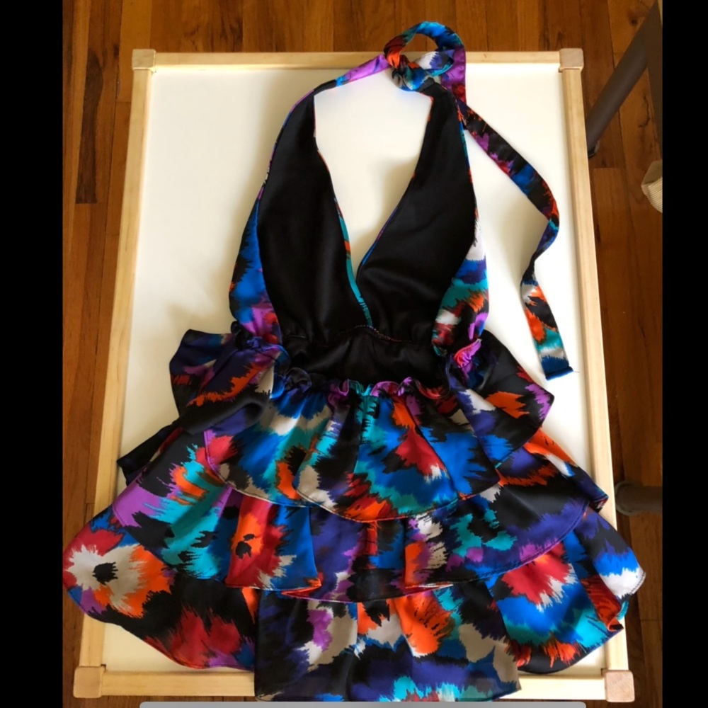 Multi Colored Halter Top - Picture 3 of 3